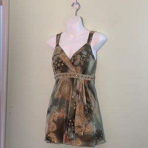 Dressbarn Multicolored Summer Top